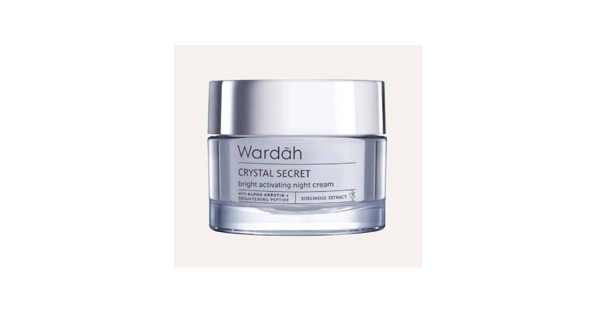WARDAH Crystal Secret Bright Activating Night Cream, 30g